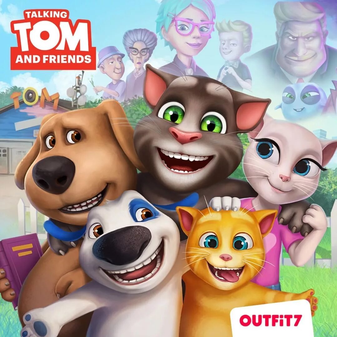 Ty talk. Говорящий том и друзья игра. Игра talking Tom friends Джинджер. Том и его друзья 2.