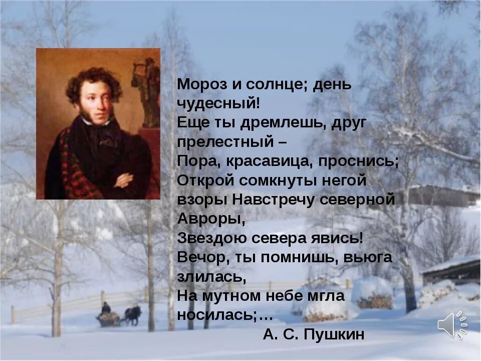 Мороз день чудесный стихотворение пушкина. Мороз и солнце деньчудесн. Морози слонце день чужеснц. Мороз и солнце день чудесный.