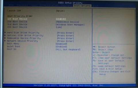 Packard bell bios