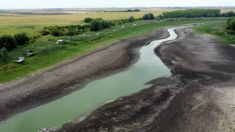 Пересохла река