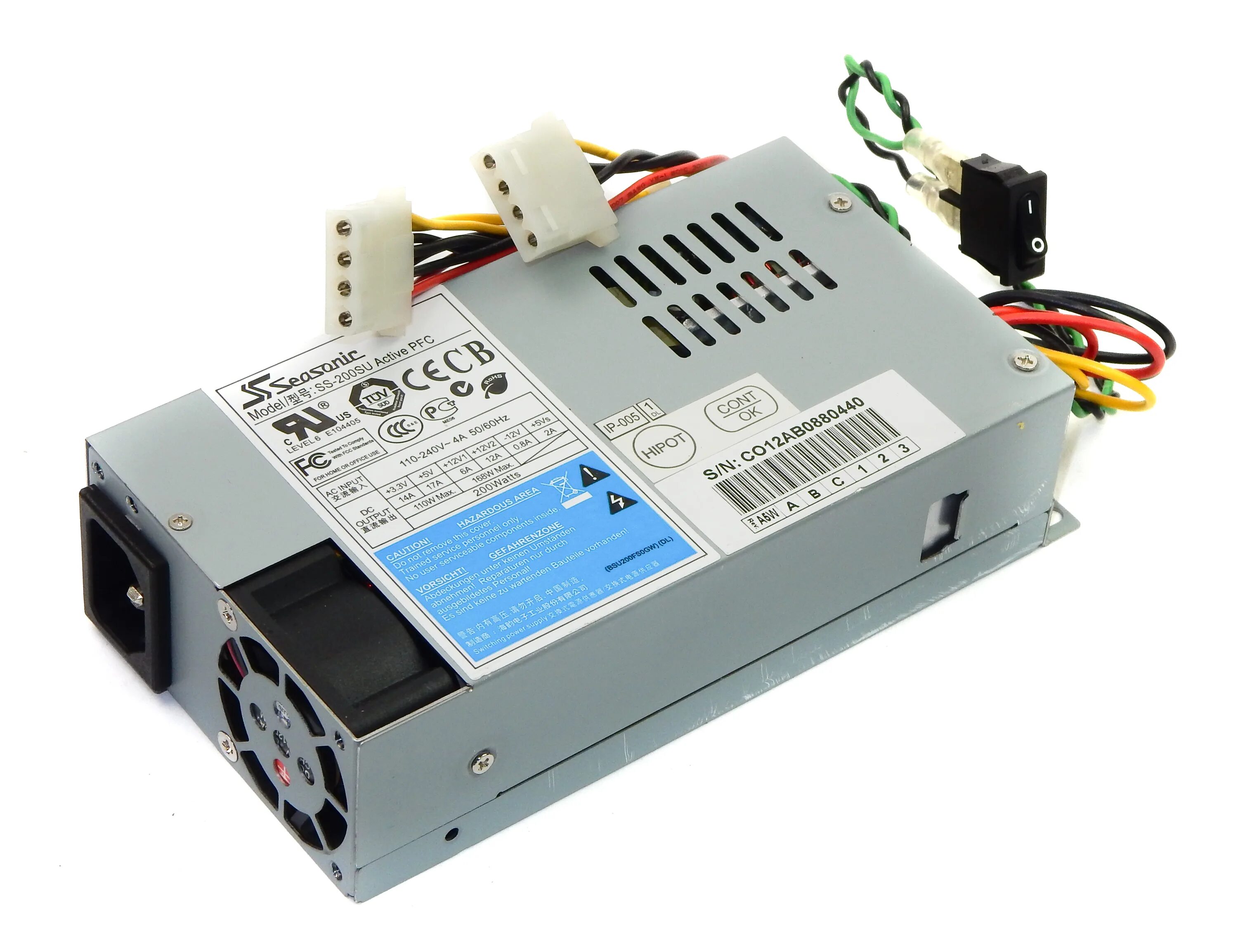 Сс 200. Seasonic SS-200su. Flex ATX PSU. Блок питания Flex ATX 180w. Flex ATX блок питания.