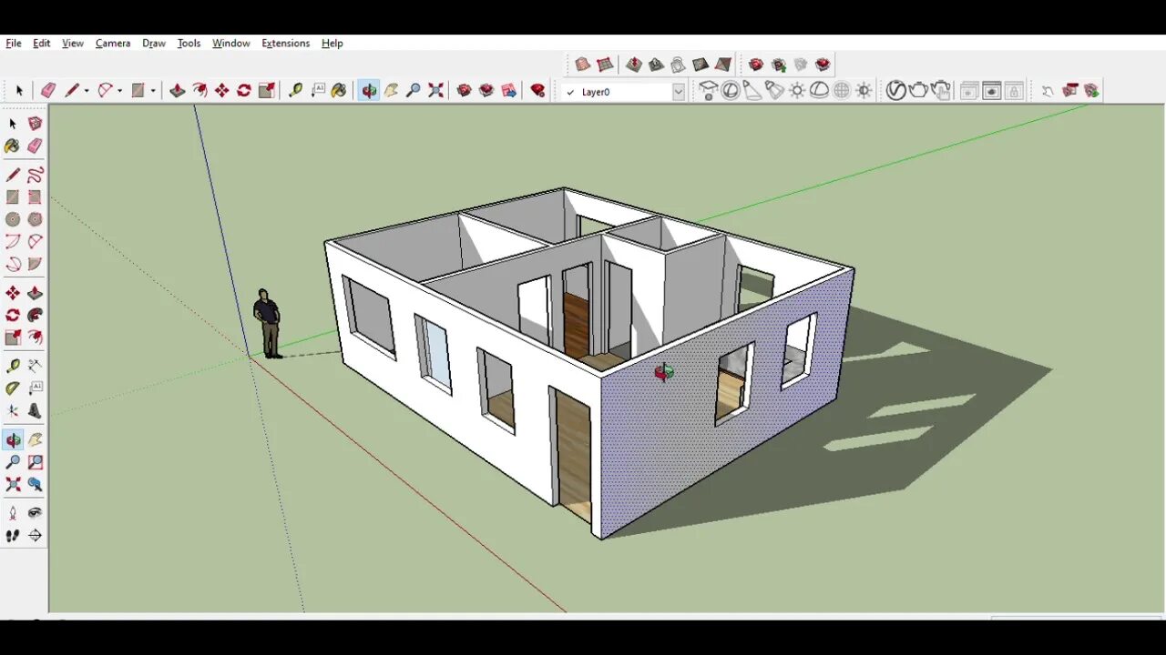 Скетчап с нуля. Sketchup. sketchup проекты домов. дом в sketchup. скетчап постройка.