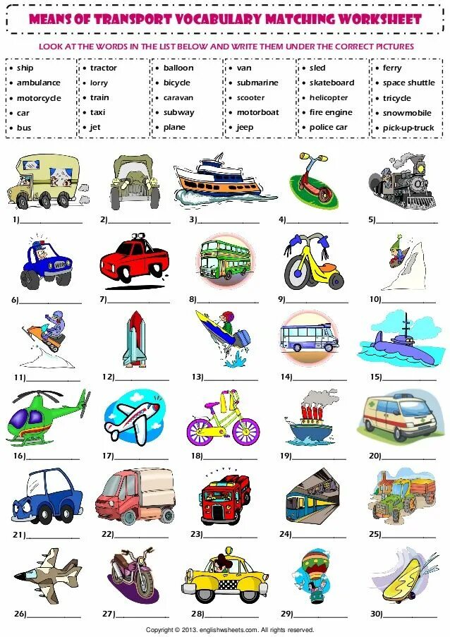 English vocabulary 5. Транспортнп английском. Задания по английскому языку транспорт. Транспорт по английскому. Транспорт задания на английском для малышей.