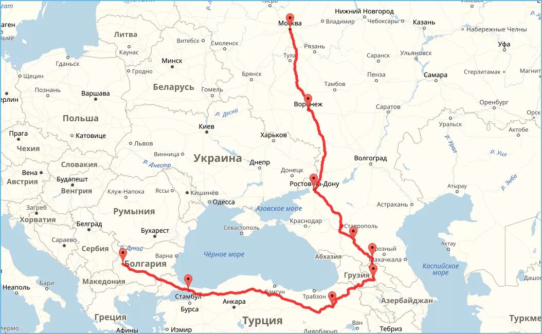 Путь от Москвы до Болгарии. Маршрут от Москвы до Болгарии на машине из Москвы. Трасса м4 до Крыма. Москва Болгария маршрут на машине.