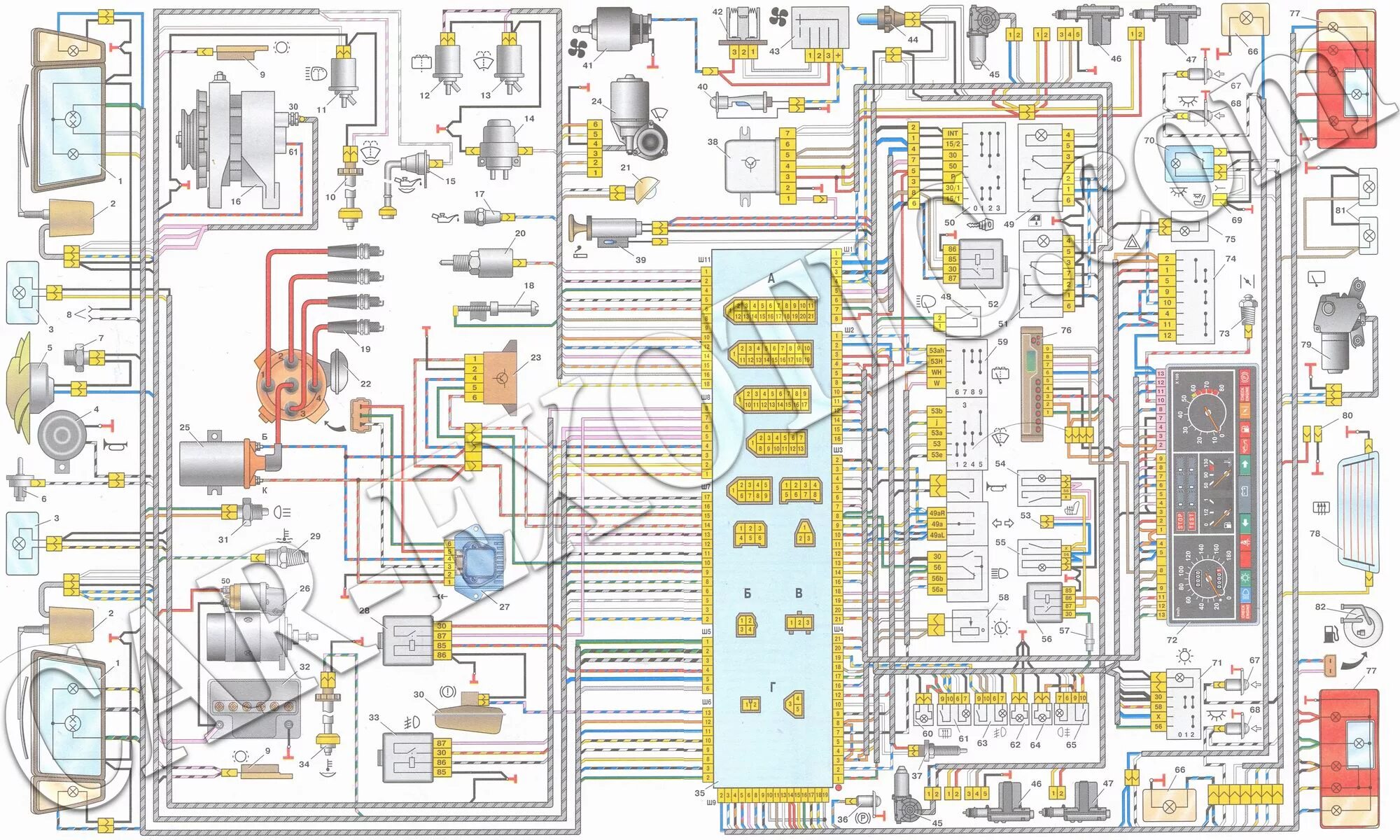 Проводка 2109 карбюратор. Электрическая схема ВАЗ 2109 инжектор. Схема электрооборудования ВАЗ 2109 карбюратор высокая панель. 2109 Схема электрооборудования инжектор. Электросхема ВАЗ 2108 карбюратор высокая панель.