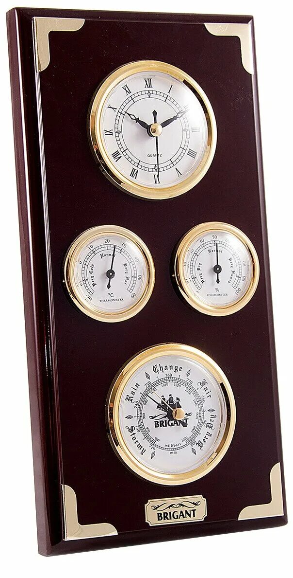 метеостанция orka rst04092. 03, деревянная. часы-метеостанция "brigant". барометр rst 05773. 03.