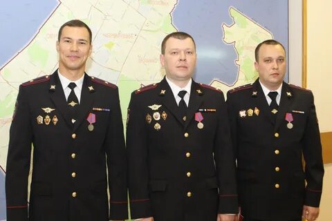 Медали на китель полиции