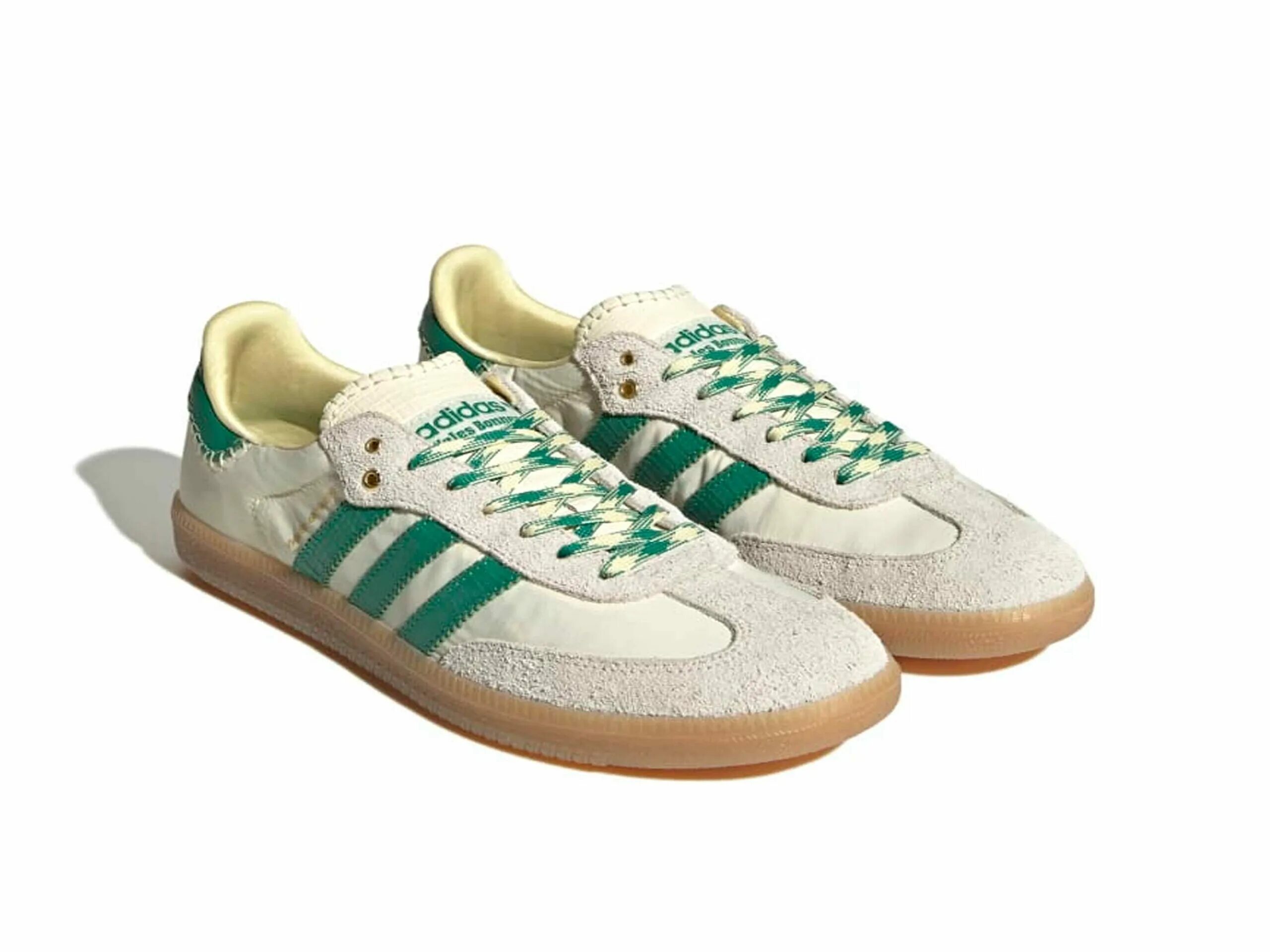 Adidas wales bonner кроссовки. Adidas Samba Bonner. Adidas Samba x Wales Bonner. Adidas Samba Green Yellow. Adidas Samba зеленые.