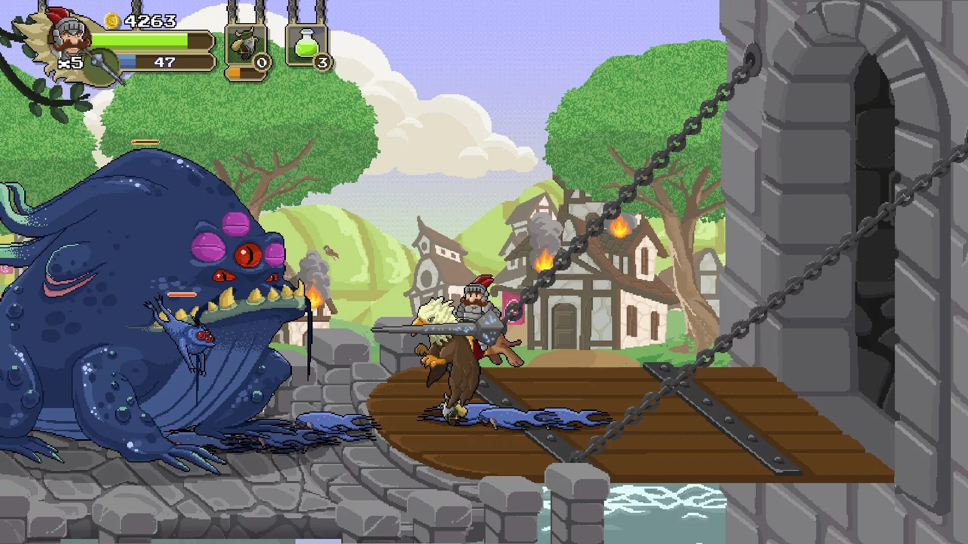 Gryphon Knight Epic. Платформер про рыцаря. Рыцарь для игры 2d. Мультяшные игры. Игры монстры приключения