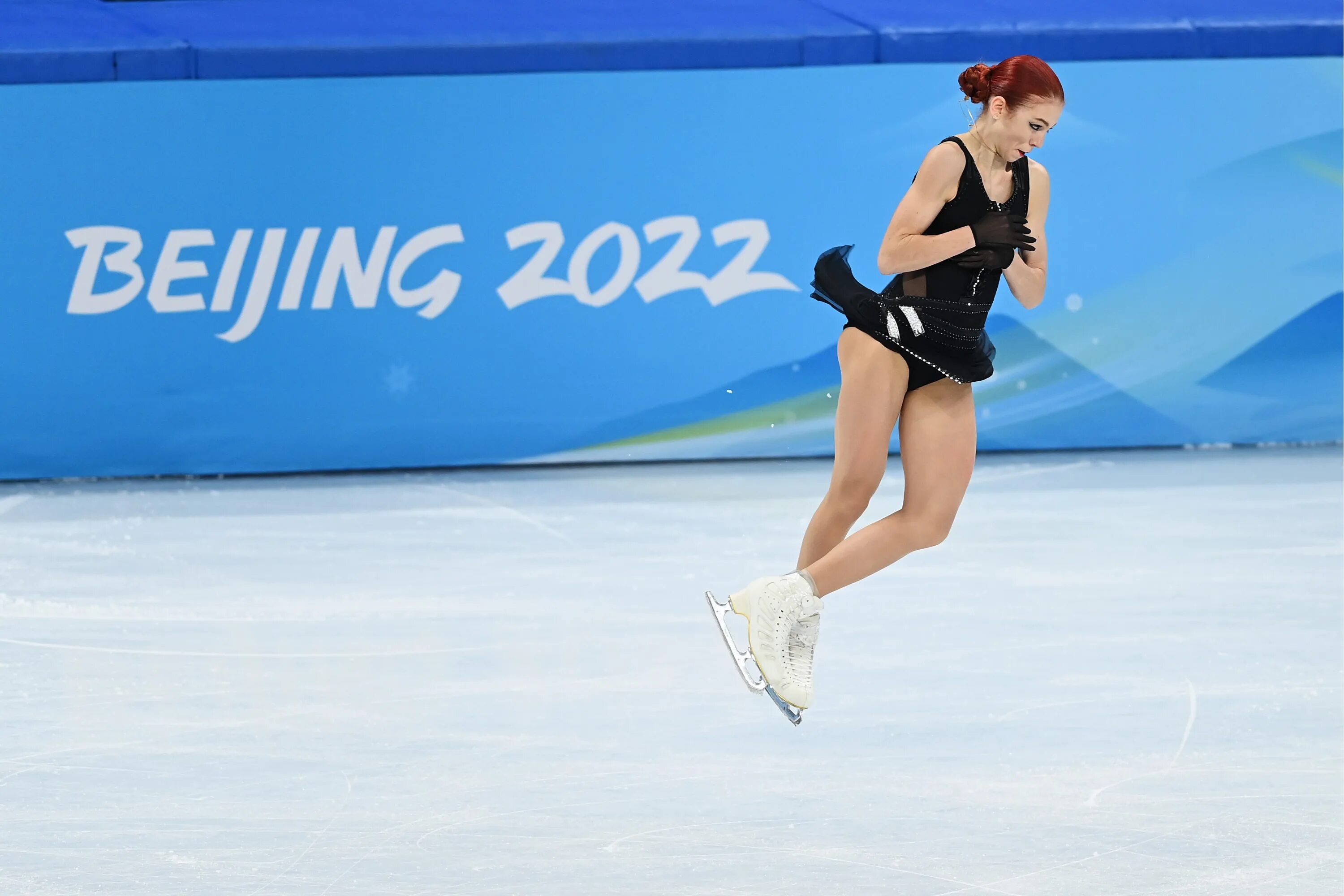 Саша Трусова на Олимпиаде в Пекине 2022.