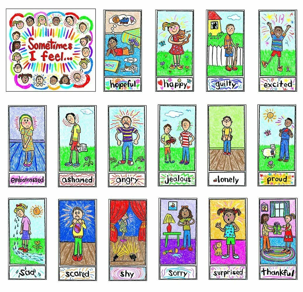 Feelings for Kids. Feelings Cards. Feelings and emotions Cards. Feelings and emotions Board game.