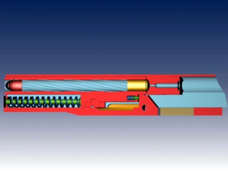 Схема работы с коротким ходом ствола. Способы запирания ствола. Короткий ход. Короткий ход. Запирание патронника.