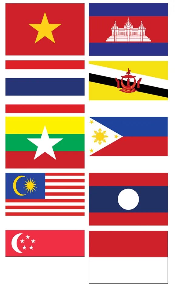 Покажи как выглядит флаг азии Asia country flags stock illustration. Illustration of circle 42585479