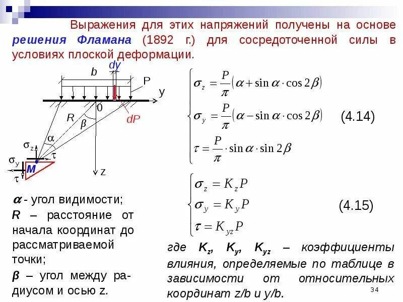 Механика грунтов задачи. Решение буссинеска механика грунтов. задача фламана механика грунтов. выражение напряжения. задачи по механике грунтов.