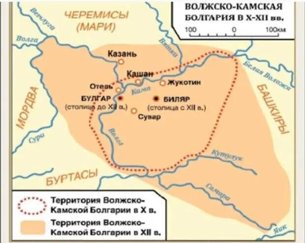 Территория Волжской Булгарии на карте. Территория Волжская Булгария на карте древней Руси. Столица Волжской Булгарии город Булгар на карте. Древняя карта Волжской Булгарии.