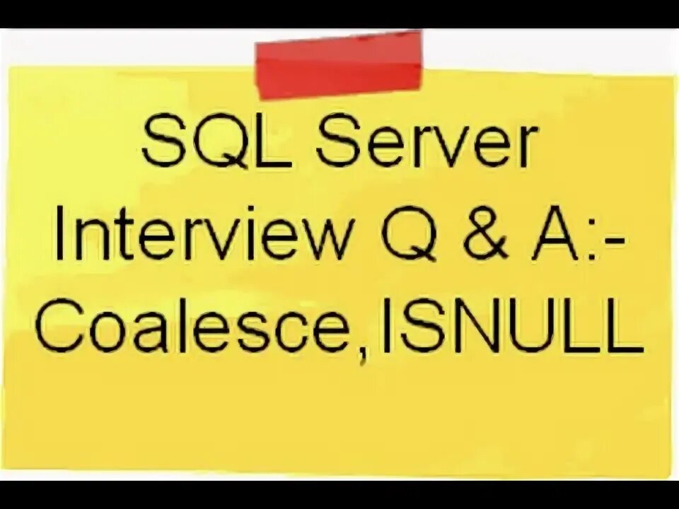 Sql handles