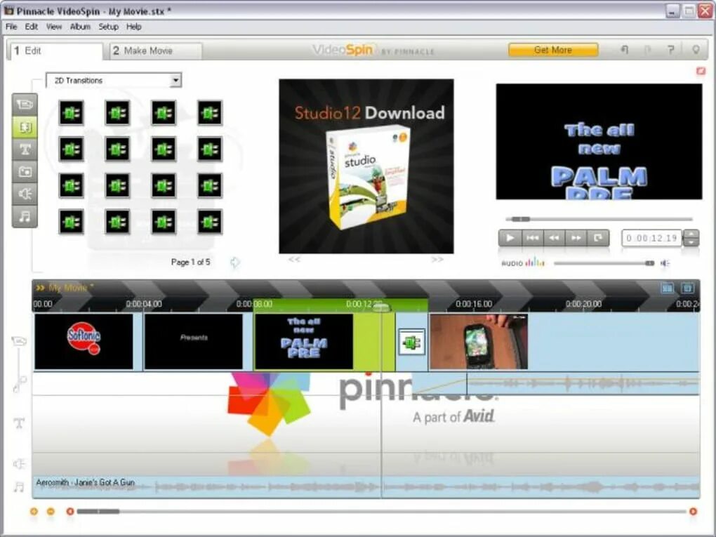 Pinnacle VIDEOSPIN. VIDEOSPIN 2.0. Любительским видеоредактор Pinnacle VIDEOSPIN. Download Studio как пользоваться.