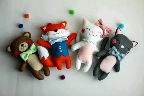 Мягкая игрушка из фетра