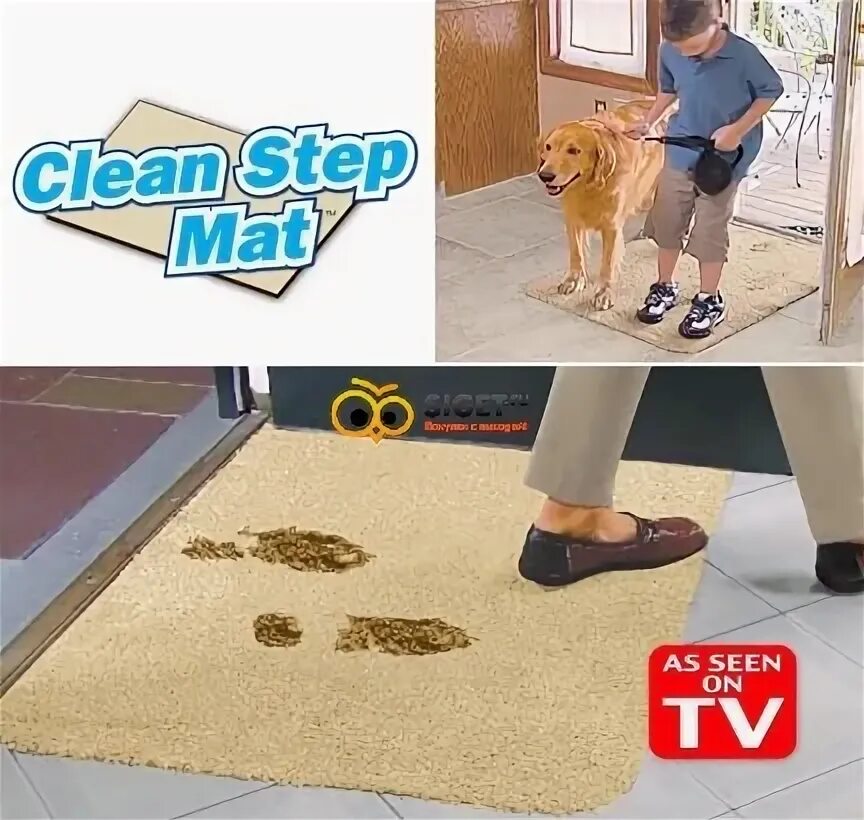 Ковер не впитывающий влагу. Clean step. Супервпитывающий коврик clean step. Clean step. Супервпитывающий придверный коврик ни следа clean step mat ( серый).