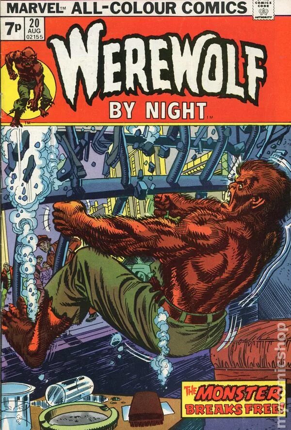 Найт 20. Вервольф Марвел комикс. Werewolf by Night Marvel. Ночной оборотень Марвел комикс. Werewolf by Night комикс.