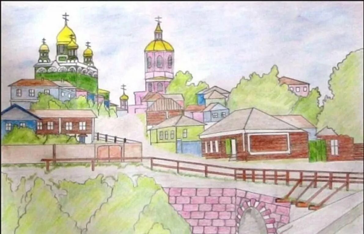 Город рисунок. Рисунок на тему город. Детский рисунок город. Рисунок города карандашом для детей. Рисунки ках