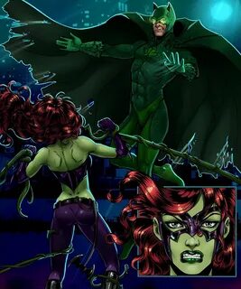 Poison Bat and Ivy Man Joker And Harley, Dc Characters, Botanist, Poison Iv...
