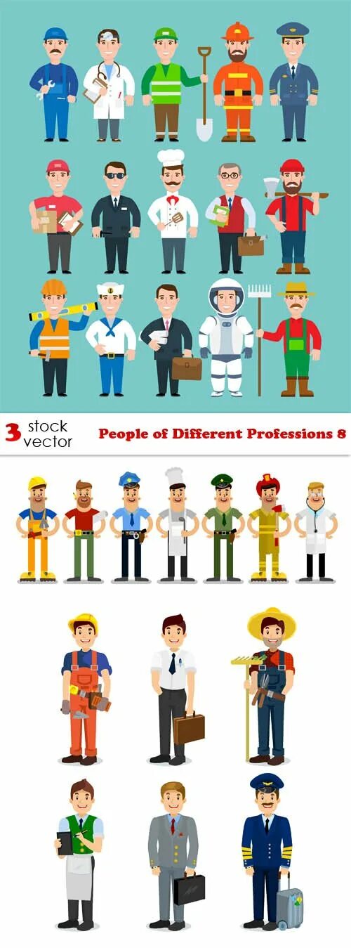 Different professions. Разные профессии. Люди разных профессий. Разные профессии на одной картинке. Люди разных профессий картинки.