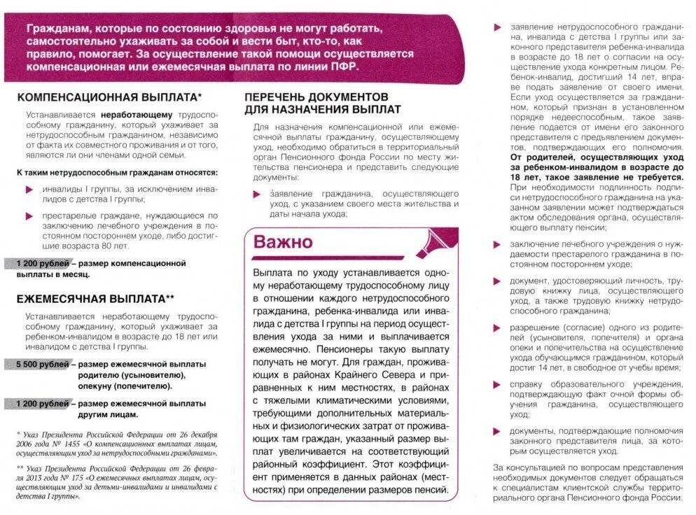 За какими инвалидами можно оформить уход. Выплаты по уходу за нетрудоспособными гражданами. Пособие по уходу за ребёнком инвалидом детства 1 группы. Выплаты по уходу за инвалидом 1 группы. Пособиепоуходузаинавалидом1группы.