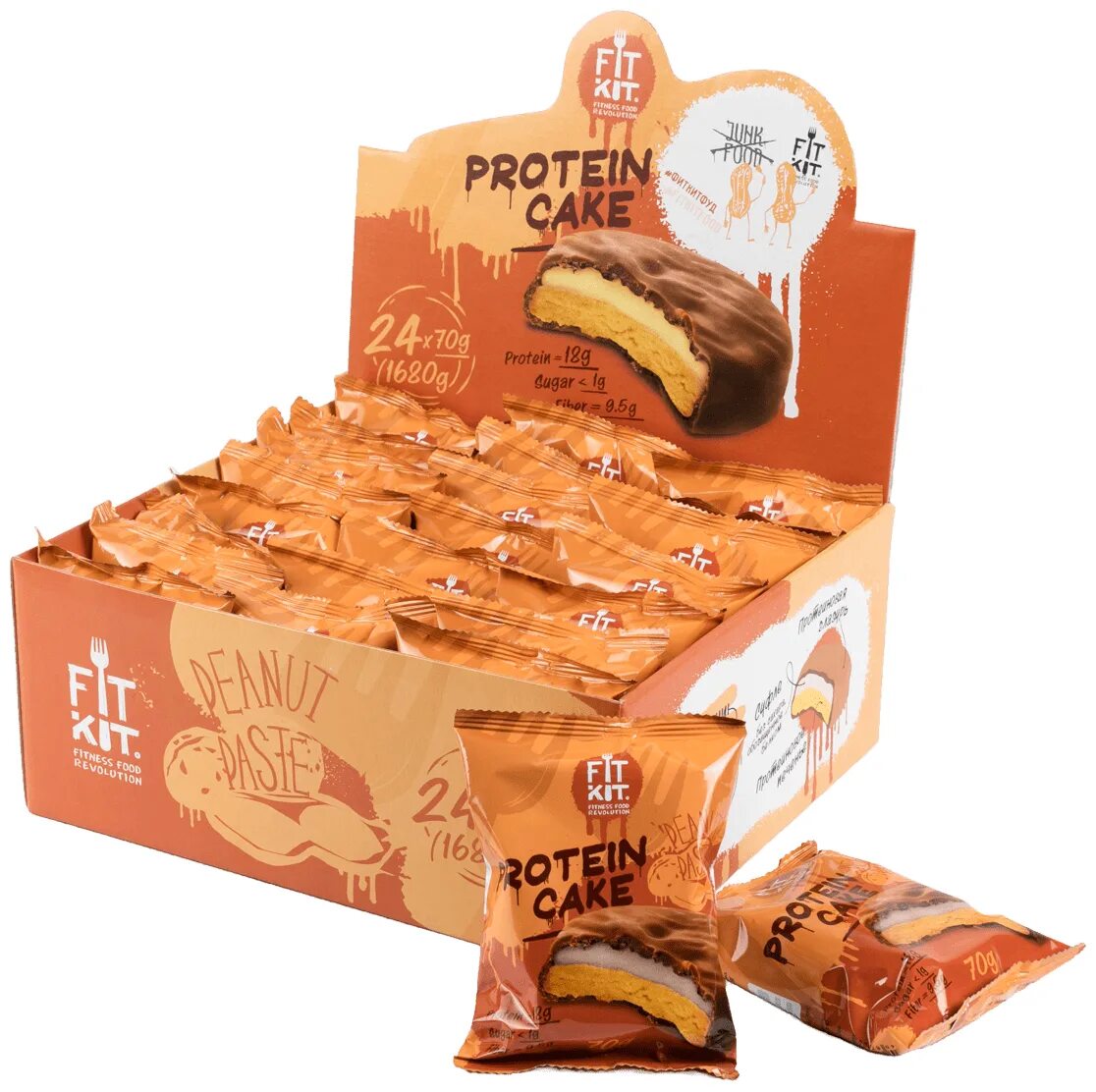 Fitkit. Fit Kit Protein Cake. Протеиновое печенье Fit Kit. Fit Kit Protein Cake 70 г. Fit Kit Protein Cake 70 гр (24 шт.) - Ромовый.