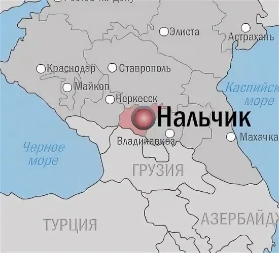 Черкесск на карте россии