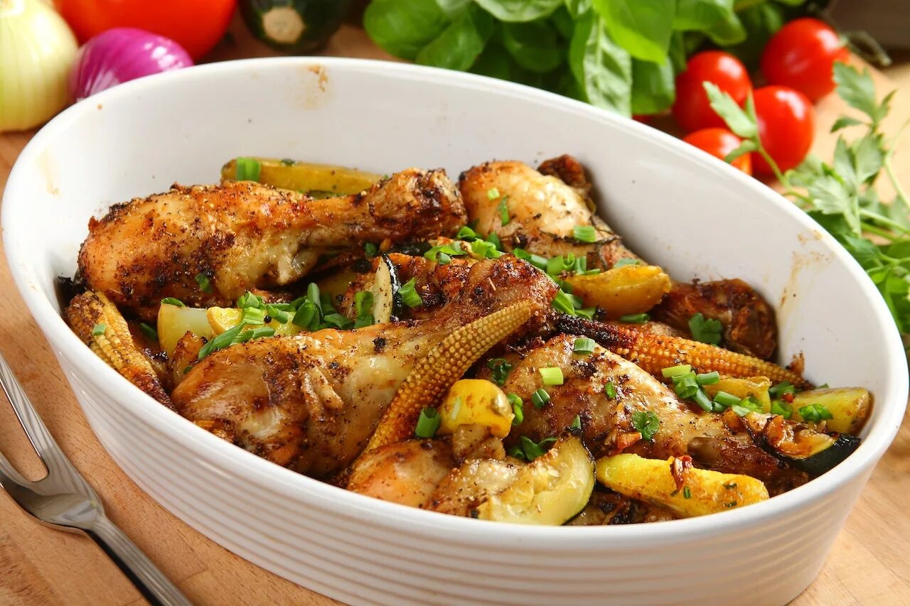 Рецепт жаркого из курицы