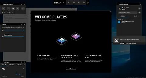 Xbox game bar запись