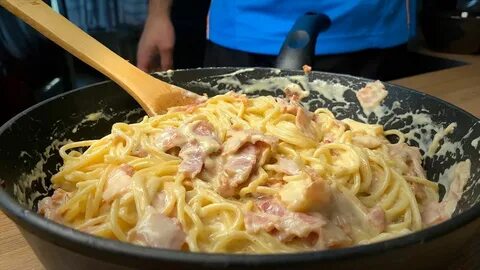 Вкусная карбонара сливки