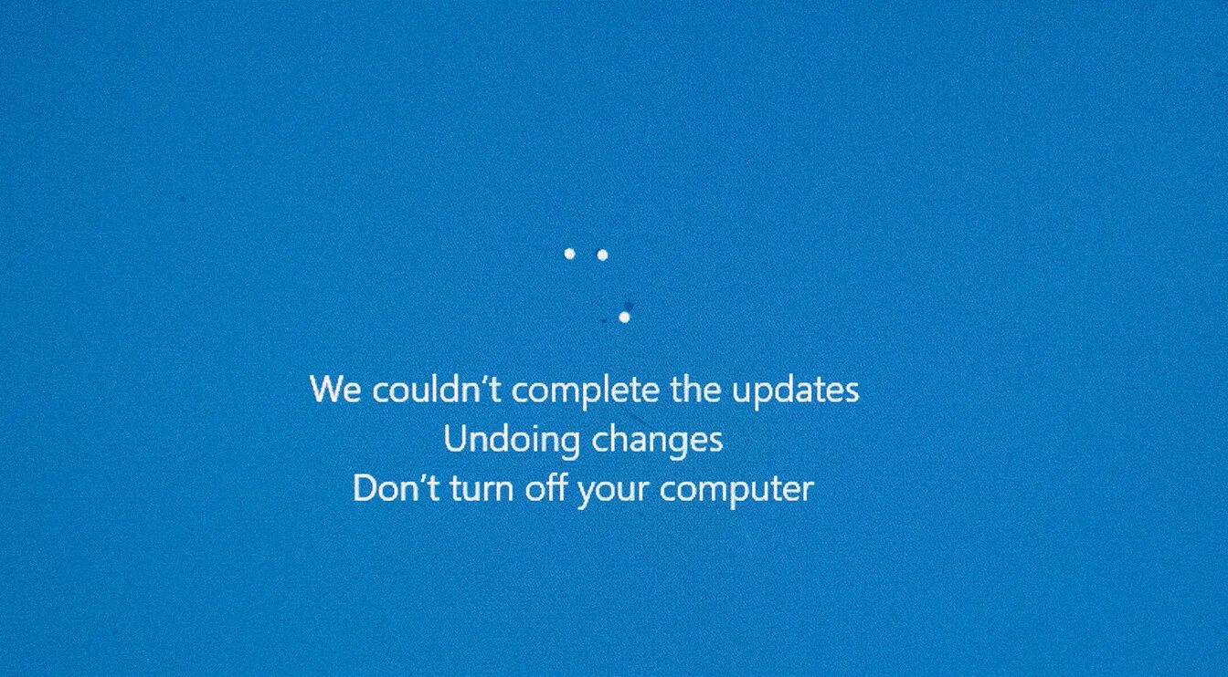 Windows update Screen. Fake update Windows 10. Undoing changes. Fake Windows update Screens. Couldn t update