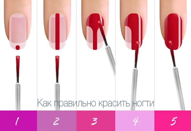 Как красить ногти лаком для начинающих. Ногти накрашенные лаком. Накрашенные ногти. Красивый несложный маникюр. Технология покрытия гель лаком пошагово.