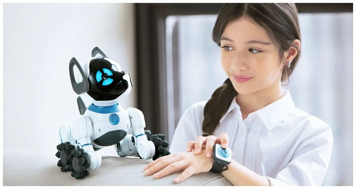 Включи новый робот. Робот WOWWEE Chip. Робот собака чип WOWWEE. Игрушки в будущем. Игрушки будущего для детей.