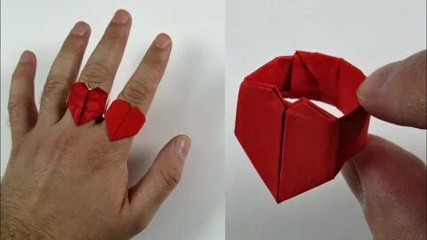 Кольцо из бумаги без клея