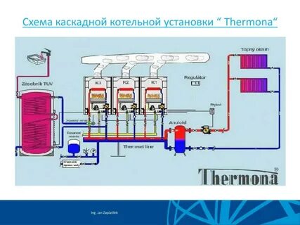 Каскад котлов схема