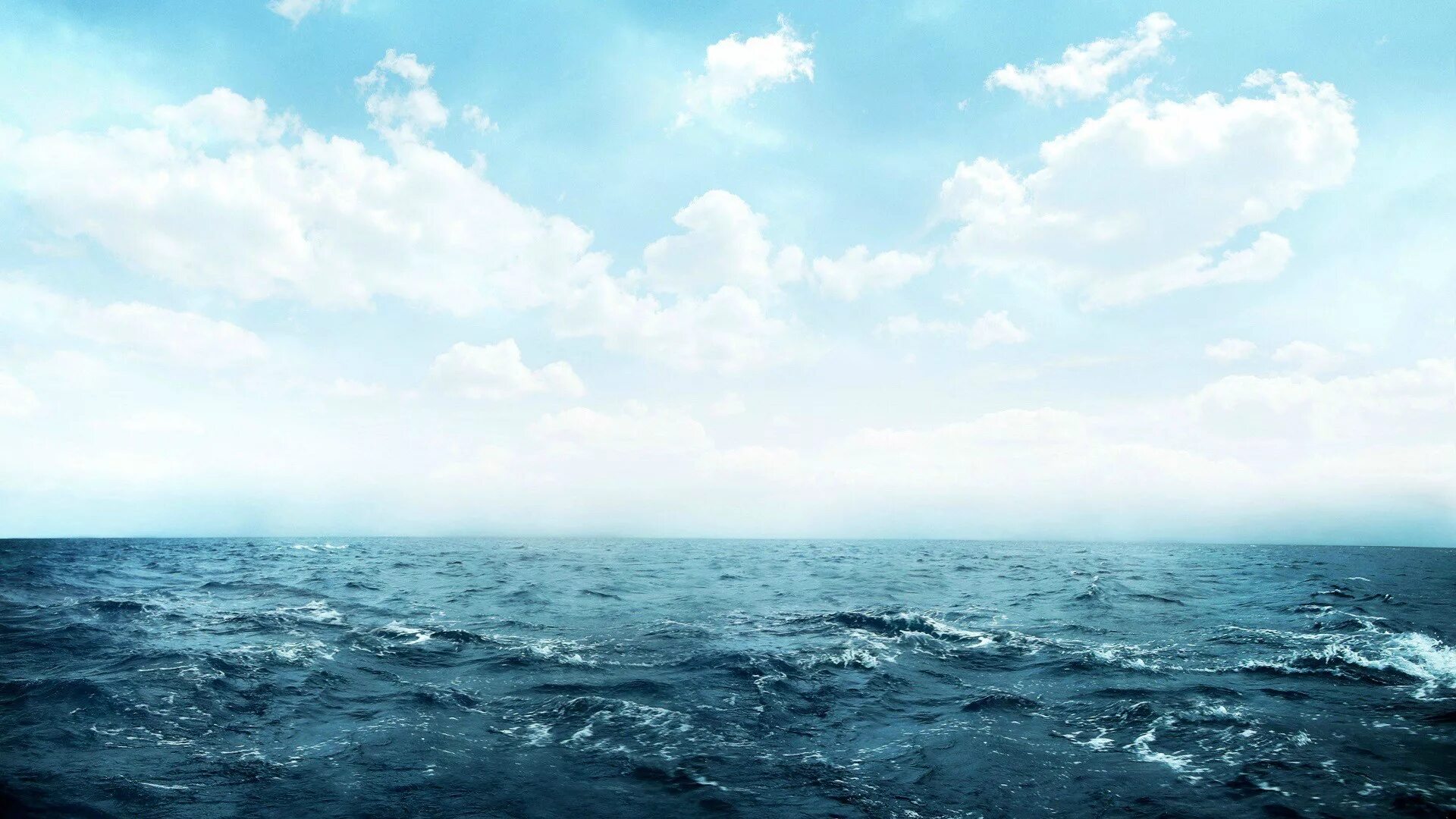 Море в открытом океане. Море и небо. Открытое море. Море Горизонт. Океан фон.