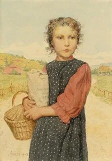 The sunday school walk by albert anker