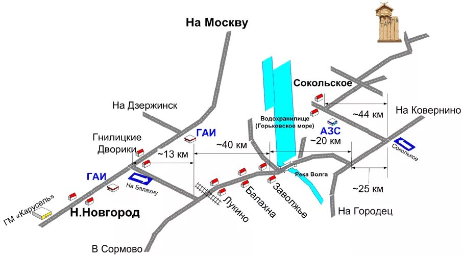 Карта автобусов дзержинск нижегородская