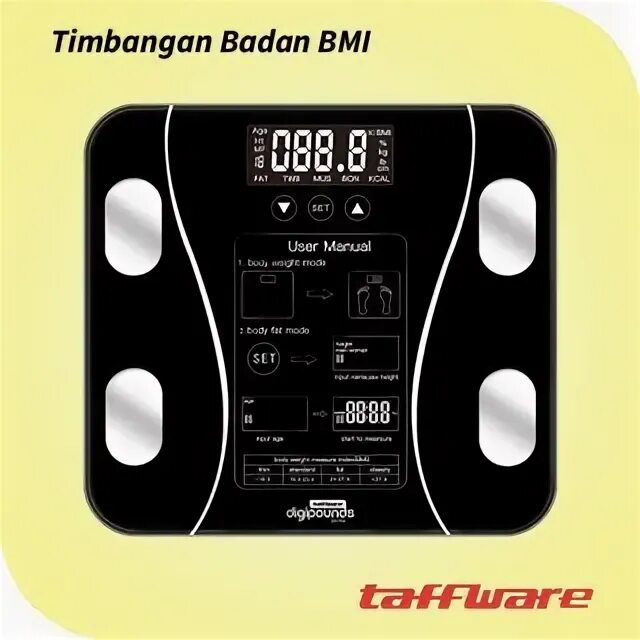 B sh. Intelligent scale. Shua. Sh-y1 blk (sh-y1 blk). Весы для тела xiaomi.