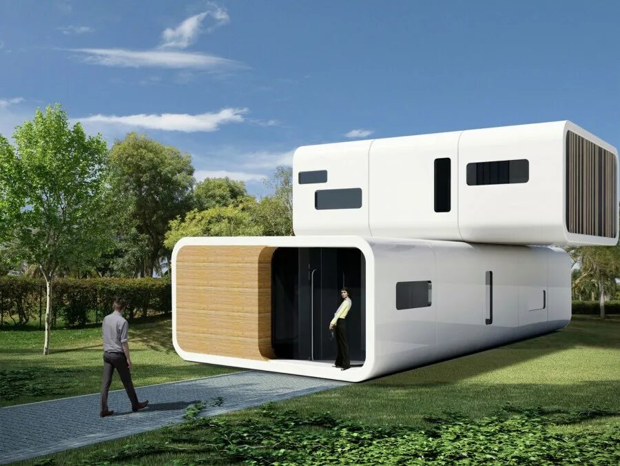 Модульные r. Coodo модульный дом. модульный дом modular house. prefab modular living units by coodo (germany). модульные дома-блоки от студии coodo.