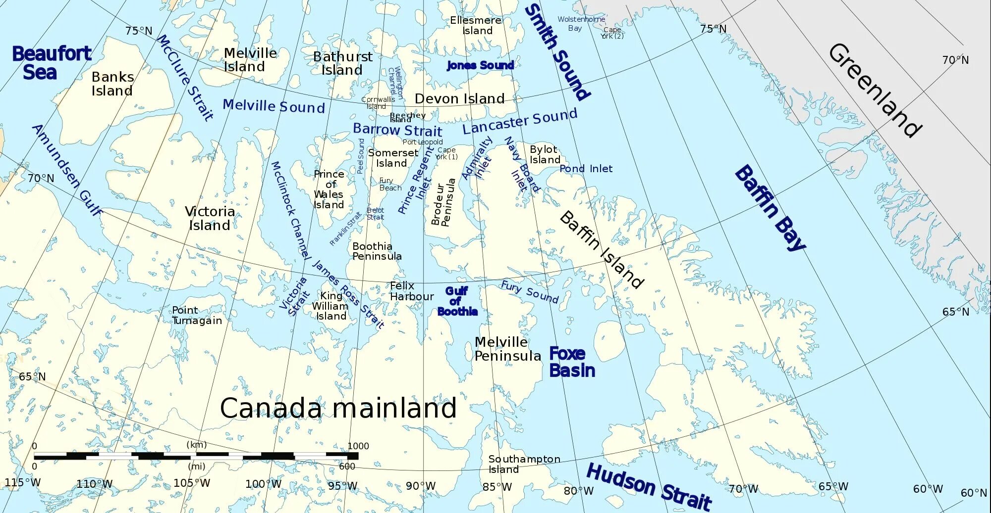 Острова и архипелаги северной америки. Канадский Арктический архипелаг на карте. Остров канадский Арктический архипелаг на карте. Пролив Барроу на карте Северной Америки. Пролив Парри на карте.