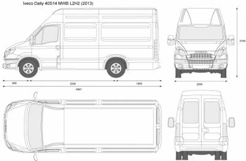 Iveco Daily 50с15 схема. Iveco Daily 50c15 фургон чертеж. Iveco Daily 50c15 чертеж. Ивеко Daily габариты.