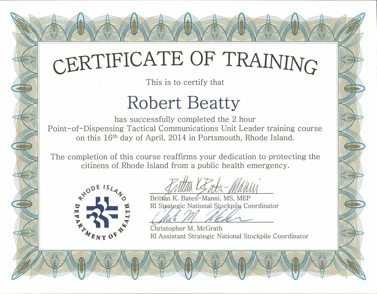 Certificate. TESOL Certificate. Trainer Certificate.