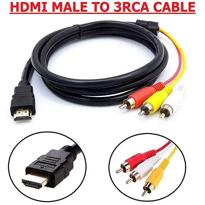 Шнур 3 RCA на HDMI. HDMI RCA переходник 5.1. Адаптер 5 RCA to HDMI. HDMI 3rca DNS.