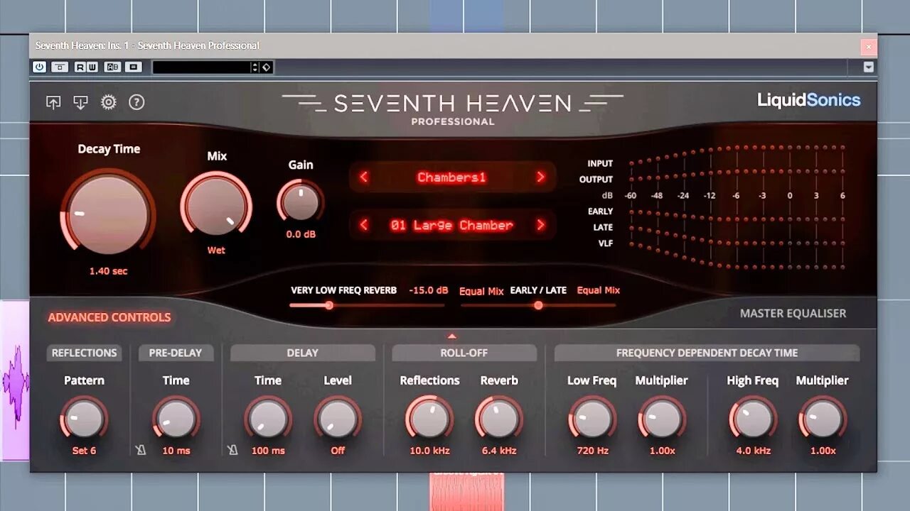 Реверберация VST. Seventh Heaven VST. Seventh Heaven Reverb. LIQUIDSONICS Seventh Heaven.