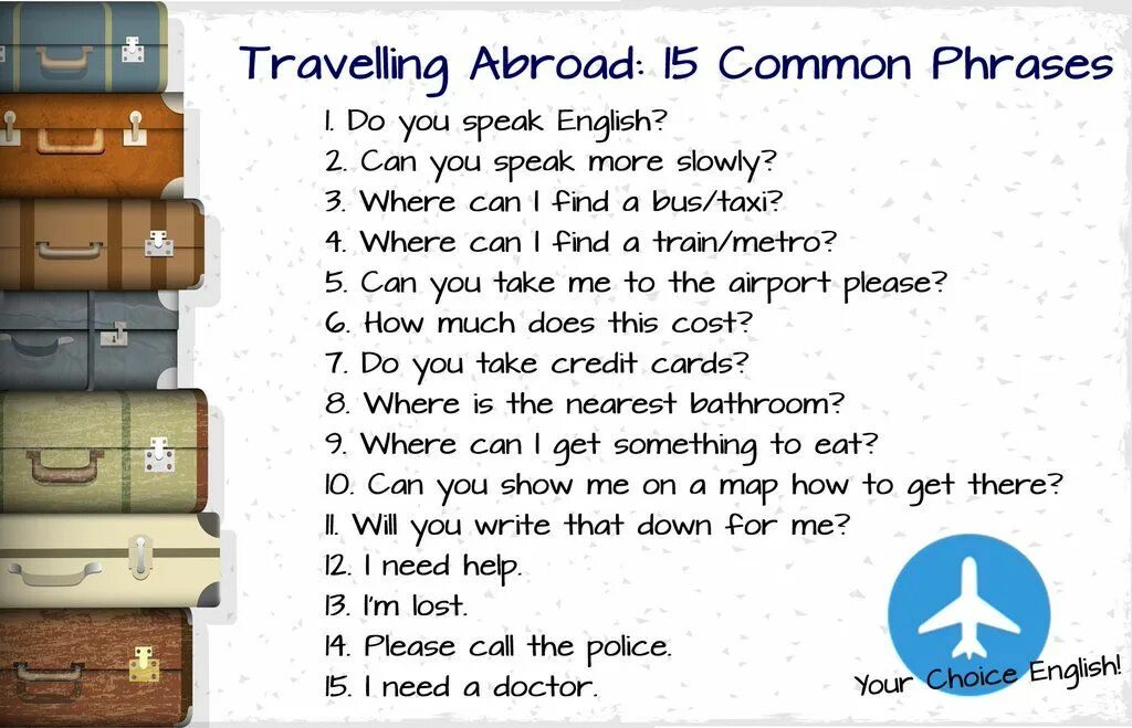 English phrases vocabulary. English phrases for travelling. Travel phrases in English. Английский для путешествий. Useful phrases for travelling in English.