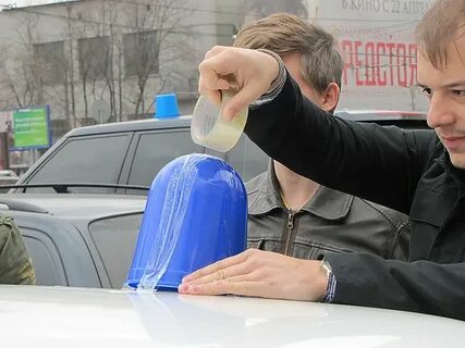 Мигалка на голове